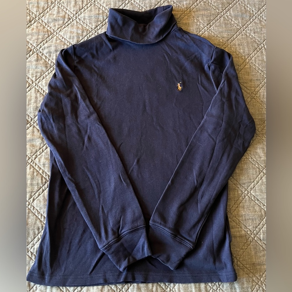 Polo by Ralph Lauren, Boys size L (14-16), navy blue turtleneck